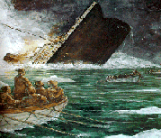 Painting of the sinking
